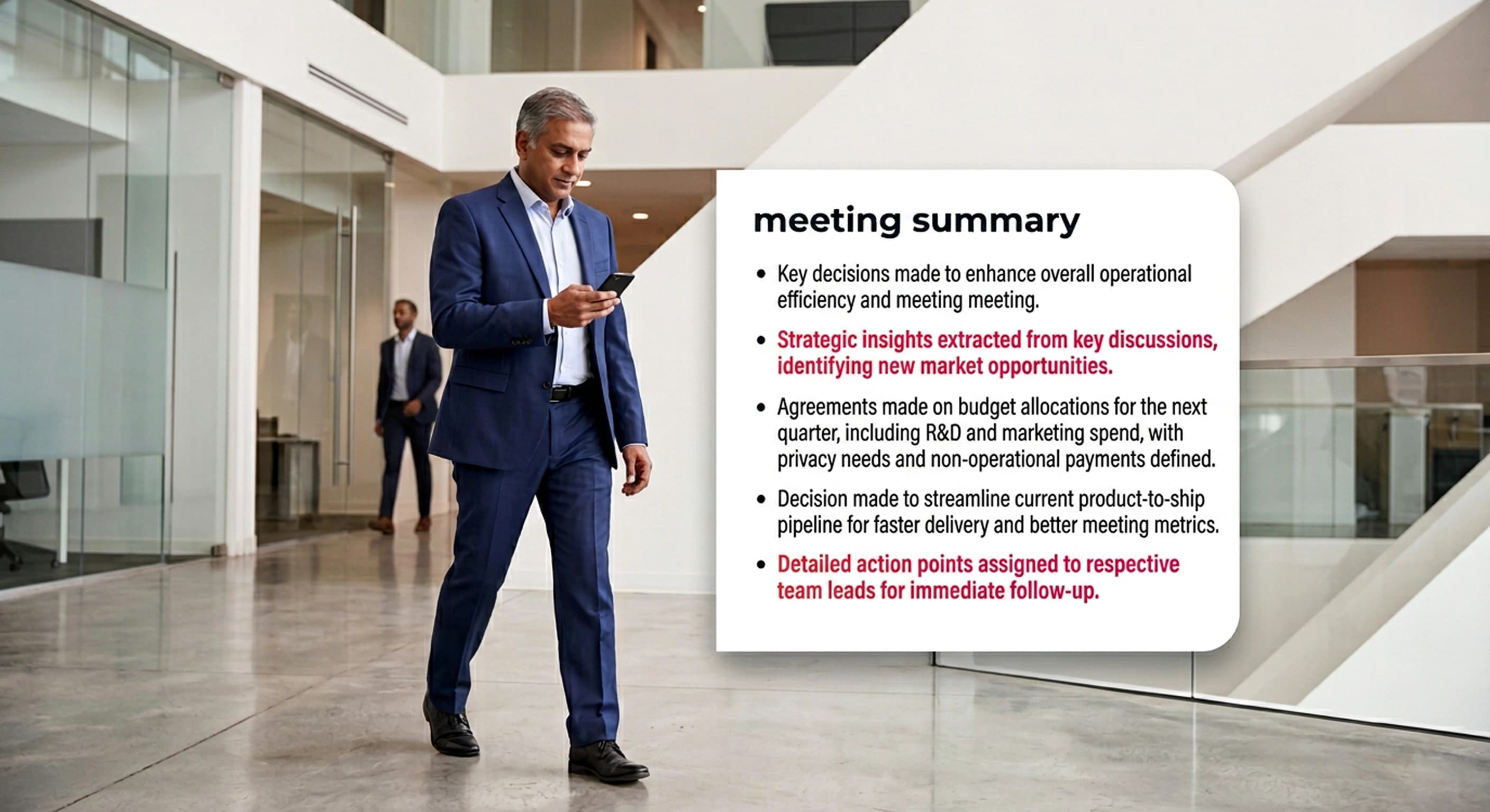 AI Meeting Summaries & Transcripts