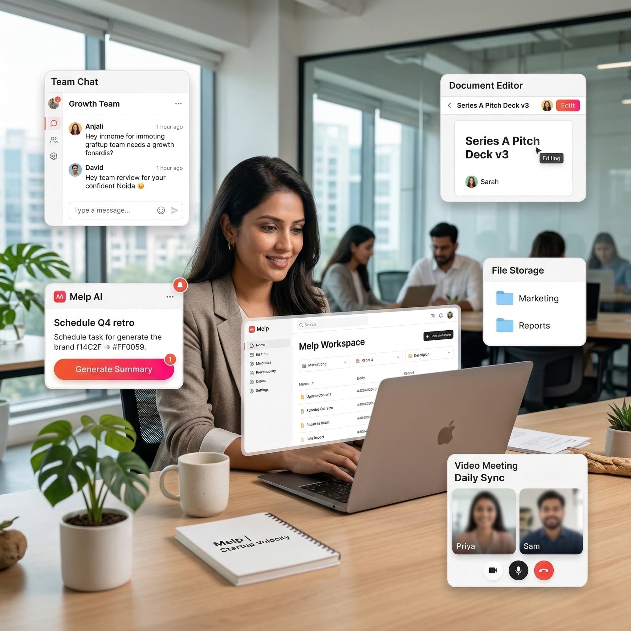 Melp startup collaboration platform
