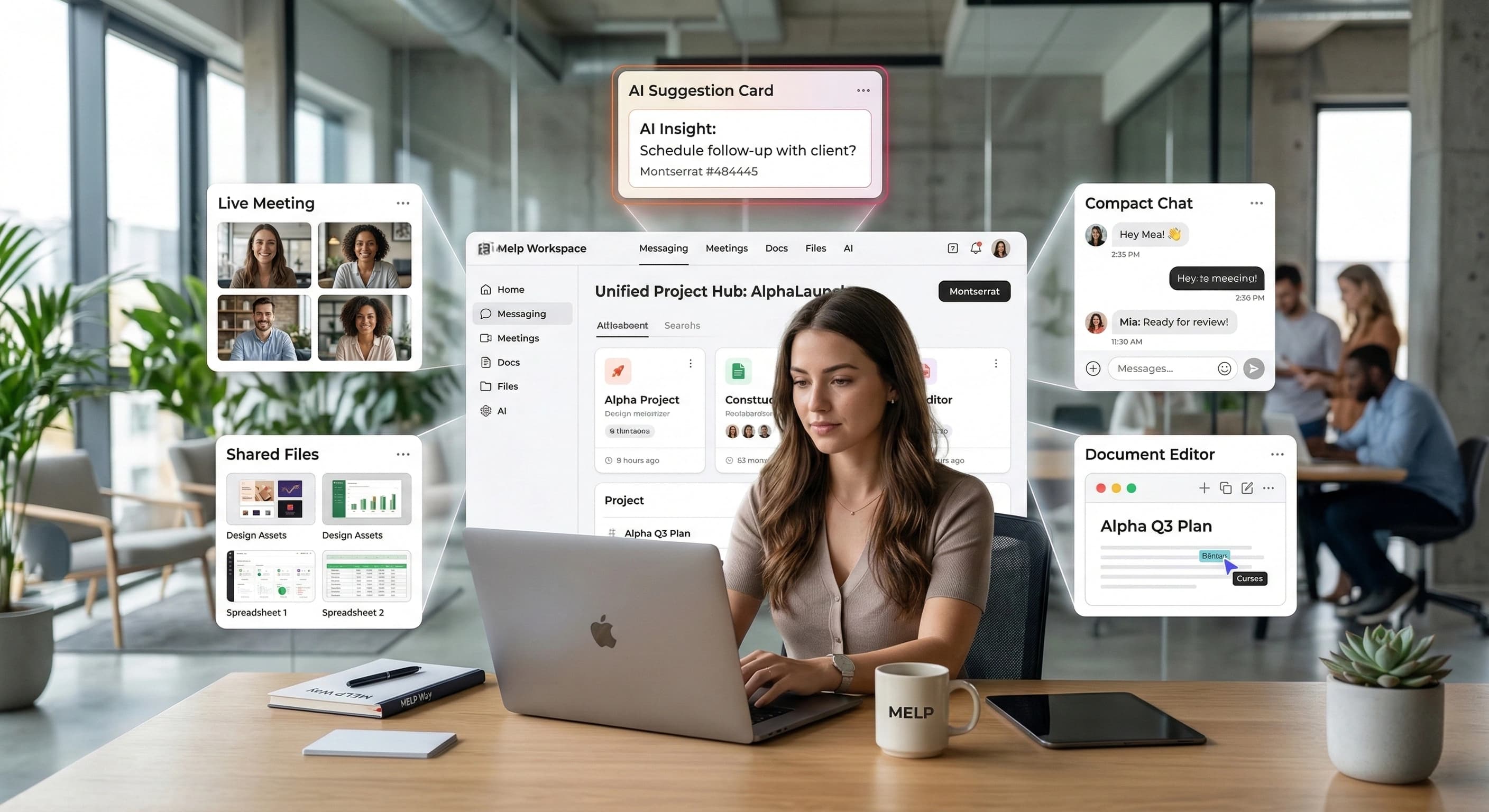 Replace tool chaos with one AI-powered workplace.