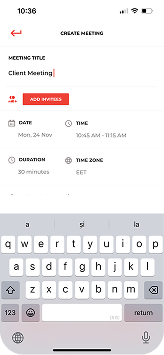 mobile screen